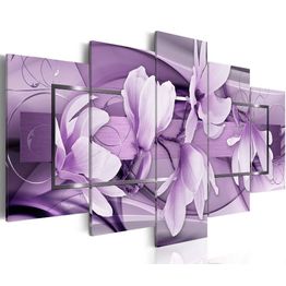 Canvas-taulu Artgeist Purple Wave, eri kokoja