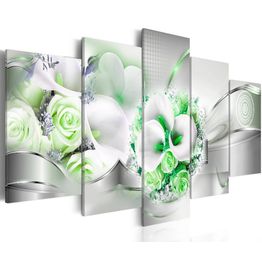 Canvas-taulu Artgeist Emerald Bouquet, eri kokoja