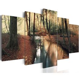 Canvas-taulu Artgeist Brown autumn: forest, eri kokoja