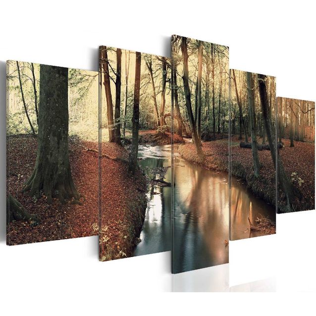 Taulu Artgeist Brown autumn: forest, eri kokoja