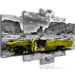 Canvas-taulu Artgeist Yellow car, eri kokoja
