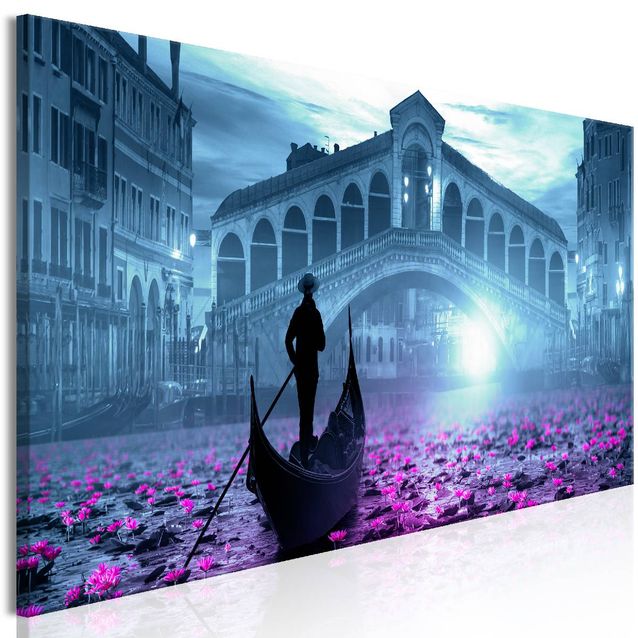 Taulu Artgeist Magic Venice Blue, 1-osainen, kapea, eri kokoja