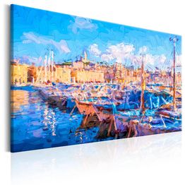 Canvas-taulu Artgeist Blue Port, eri kokoja