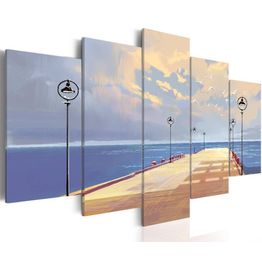 Canvas-taulu Artgeist Seaside Walk, eri kokoja