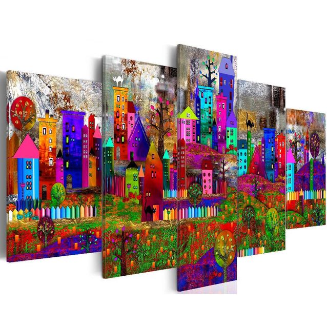 Taulu Artgeist The City of Expression, eri kokoja