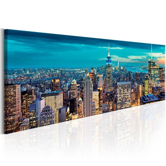 Taulu Artgeist Blue Metropolis, eri kokoja