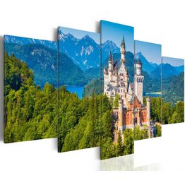Canvas-taulu Artgeist Neuschwanstein Castle, eri kokoja