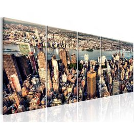 Canvas-taulu Artgeist Flight over New York, eri kokoja