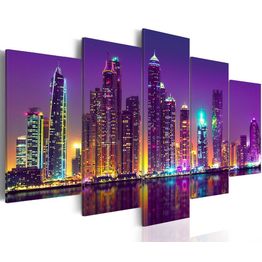 Canvas-taulu Artgeist Purple Nights, eri kokoja