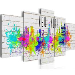 Canvas-taulu Artgeist Colorful New York, eri kokoja