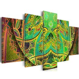 Canvas-taulu Artgeist Mandala: Green Energy, eri kokoja