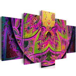 Canvas-taulu Artgeist Mandala: Pink Power, eri kokoja