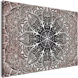 Canvas-taulu Artgeist Oriental Flowers Pink, 1-osainen, kapea, eri kokoja