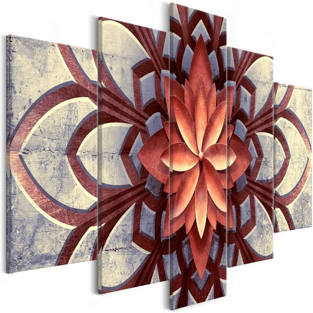 Taulu Artgeist Fan, 5-osainen, leveä, eri kokoja