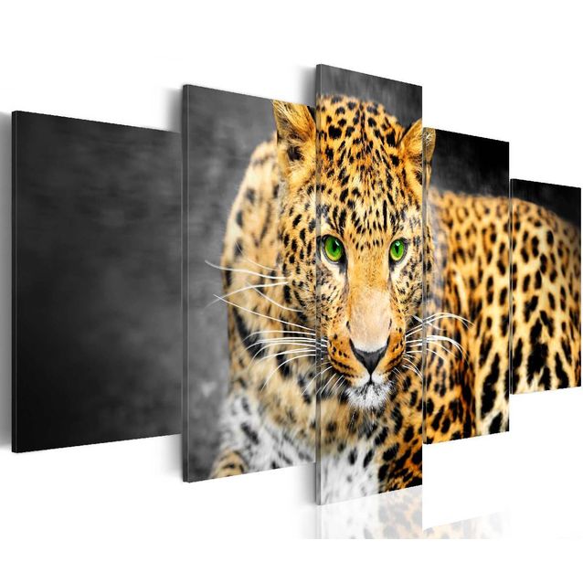 Taulu Artgeist Green-eyed leopard, eri kokoja