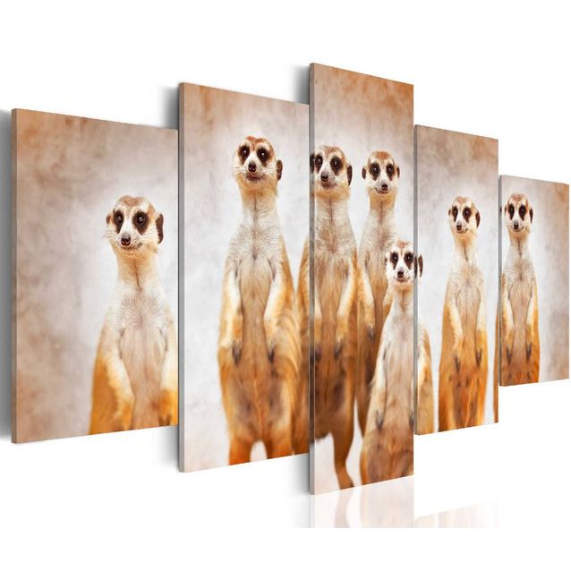 Taulu Artgeist Family of meerkats, eri kokoja