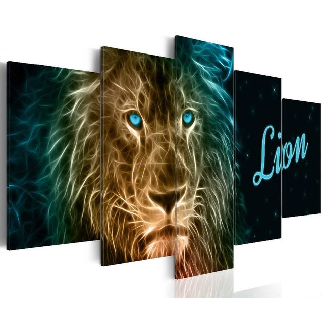 Taulu Artgeist Gold lion, eri kokoja