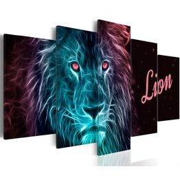 Canvas-taulu Artgeist Neon king, eri kokoja