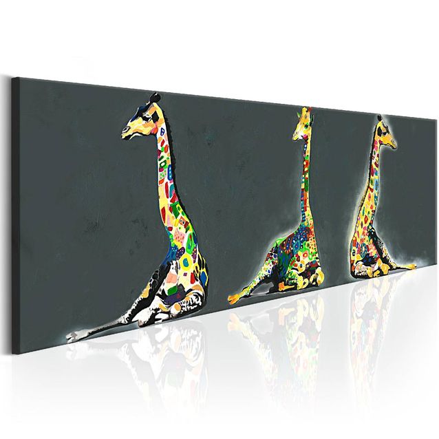 Taulu Artgeist Colourful Giraffes, eri kokoja