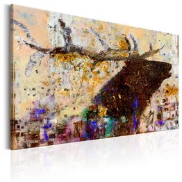 Canvas-taulu Artgeist Golden Stag, eri kokoja
