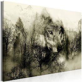 Canvas-taulu Artgeist Mountain Predator Beige, 1-osainen, leveä, eri kokoja