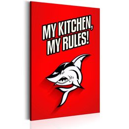 Canvas-taulu Artgeist My kitchen - my rules!, eri kokoja