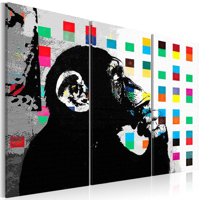 Taulu Artgeist The Thinker Monkey by Banksy, eri kokoja