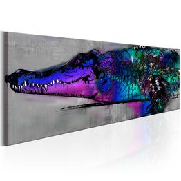 Canvas-taulu Artgeist Blue Alligator, eri kokoja