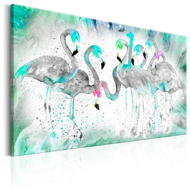 Taulu Artgeist Turquoise Flamingoes, eri kokoja