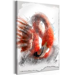 Canvas-taulu Artgeist Red Flamingo, eri kokoja