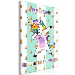 Canvas-taulu Artgeist Always Be Yourself, 1-osainen, pystysuuntainen, eri kokoja