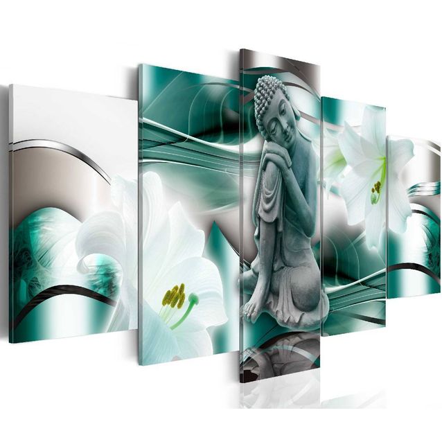 Taulu Artgeist Buddha and lilies, eri kokoja