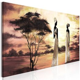 Canvas-taulu Artgeist African Goddesses, 1-osainen, kapea, eri kokoja