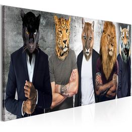 Canvas-taulu Artgeist Different Faces, 1-osainen, kapea, eri kokoja