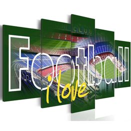 Canvas-taulu Artgeist I Love Football, eri kokoja