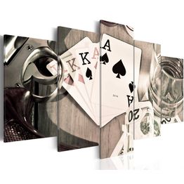 Canvas-taulu Artgeist Poker night , eri kokoja