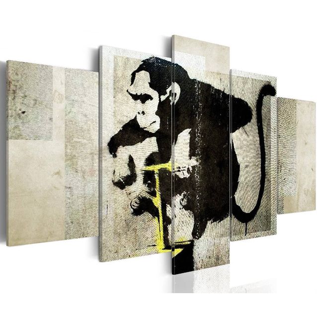 Taulu Artgeist Monkey TNT Detonator - Banksy , eri kokoja