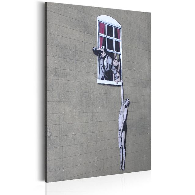 Taulu Artgeist Well Hung Lover by Banksy, eri kokoja