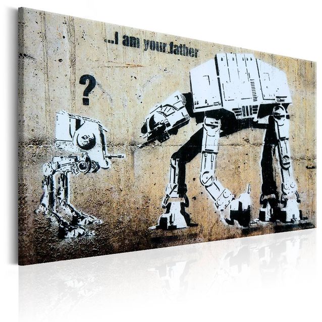 Taulu Artgeist I Am Your Father by Banksy, eri kokoja