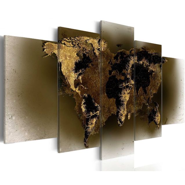 Taulu Artgeist Brass continents, eri kokoja