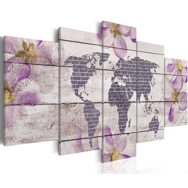 Taulu Artgeist Romantic World Map, eri kokoja