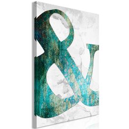 Canvas-taulu Artgeist Ampersandem, 1-osainen, pystysuuntainen, eri kokoja