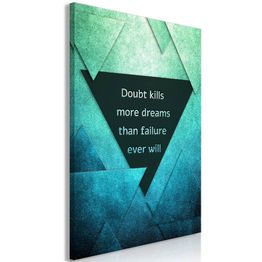 Canvas-taulu Artgeist Believe in Dreams, 1-osainen, pystysuuntainen, eri kokoja