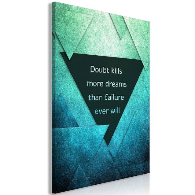 Taulu Artgeist Believe in Dreams, 1-osainen, pystysuuntainen, eri kokoja