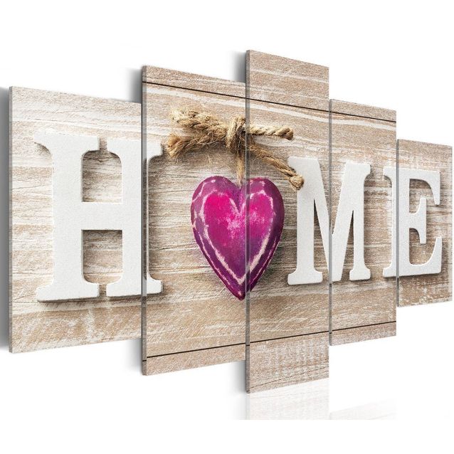 Taulu Artgeist Home: Pink Heart, eri kokoja