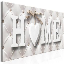 Canvas-taulu Artgeist Quilted Home, 1-osainen, kapea, eri kokoja