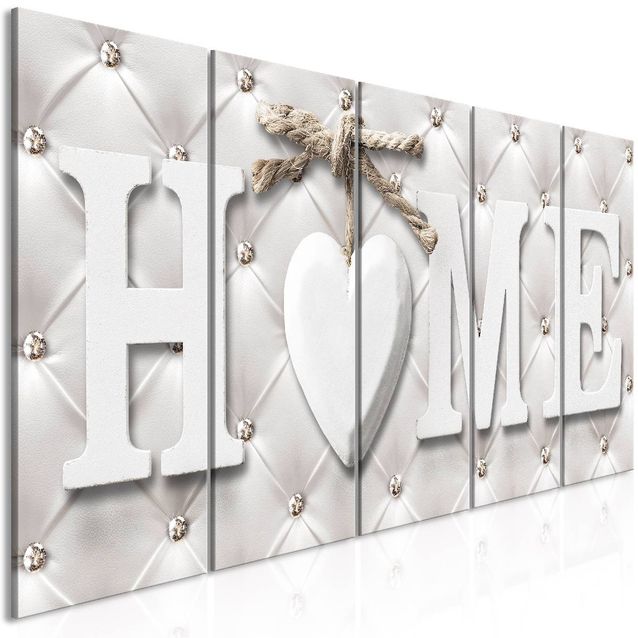 Taulu Artgeist Quilted Home, 5-osainen, kapea, eri kokoja