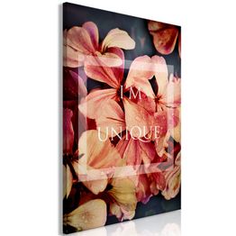 Canvas-taulu Artgeist I'm Unique, 1-osainen, pystysuuntainen, eri kokoja