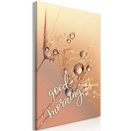 Canvas-taulu Artgeist Good Morning, 1-osainen, pystysuuntainen, eri kokoja