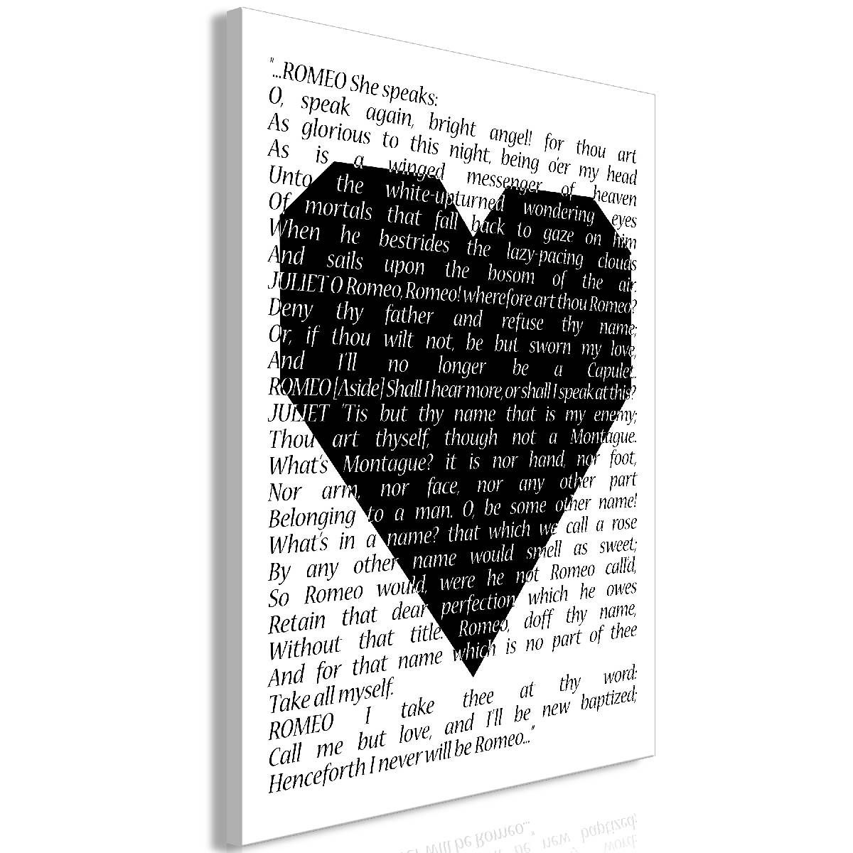 Taulu Artgeist Romeo and Juliet 1-osainen pystysuuntainen 120x80cm
